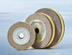 premium calcined aluminum oxide material flap wheel for metal polishing